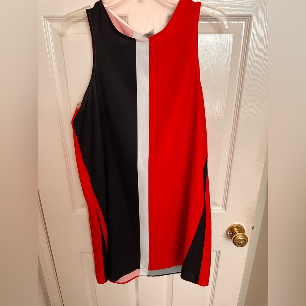 Redbubble Red and Black Sixties Mod Dress